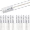 Luxrite T8 LED Tube Light Bulbs 13W (32W Equivalent) 1900LM 3000K Soft White Type A+B G13 Base 25-Pack LR34195-25PK